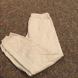 Light gray sweatpants size XL